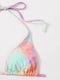 Three-piece Colorful Chiffon Swimsuit