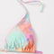 Three-piece Colorful Chiffon Swimsuit
