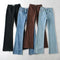 Slim Stretch Jeans With Flared Edges