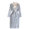 Plaid Beaded Cardigan&Tweed Dress 2PCs