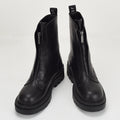 Letters Thick-soled Front Zipped Martin Boots