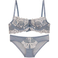 Embroidered Lace Ultra-thin Underwear Set