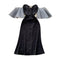 Black Strapless Fishtail Skirt