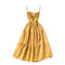 Elegant High-waisted Slip Dress