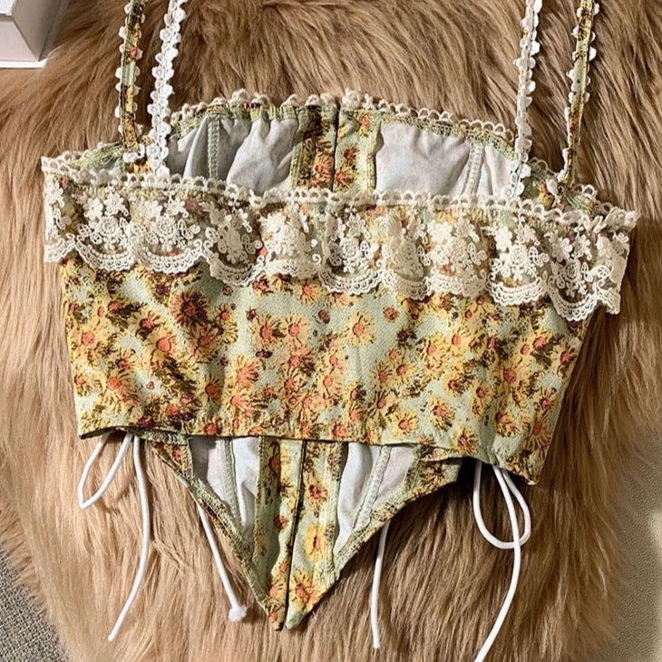 Palace Lace Straps Corset irococo