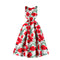 Chinoiserie Floral Print Sleeveless Dress