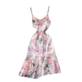 Summer Fairy Floral Chiffon Dress