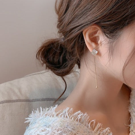 Square Ear String Pendant