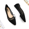 Flat Pointed Lace Breathable Flats With Soft Soles