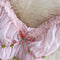 3d Floral Pink Chiffon Halter Dress