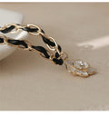 Camellia Metal Clasp Necklace