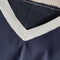 Two-piece V-neck Color-block Sweater High-waist Wide-leg Pants
