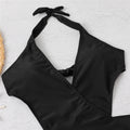 One-piece Slim-fit Hollowed Swimsuit