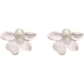 Unique-designed Pearl Flower Earrings