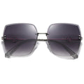 Tinted Sunglasses With Metal Frame