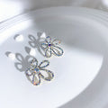 Pearl Petals Set With Diamond Earrings