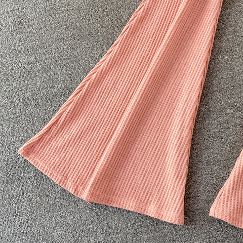 Fashion High-waist Skinny Two-piece Suit