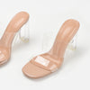 Flip Flops With High Transparent Heels