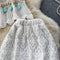 Short Crochet Vest&Skirt 2Pcs Set