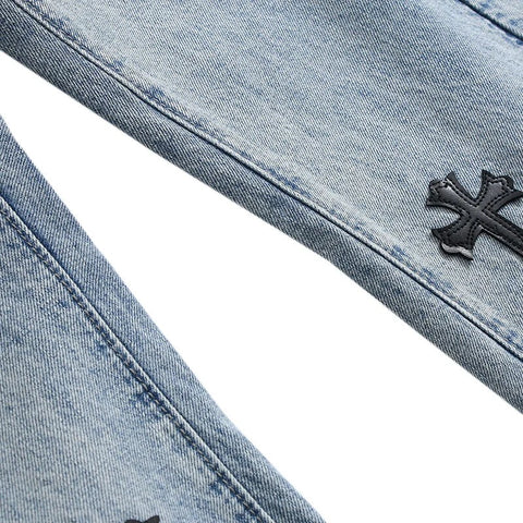 Patch Micro Flared Jeans