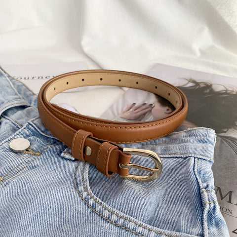 Matte Simple Perforated Belt
