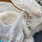 Short Crochet Vest&Skirt 2Pcs Set