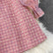 Lace Patchwork Sequin Tweed Dress