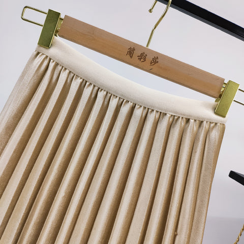 Both Sides Wear Gradient Mesh Skirt
