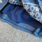 Stand Collar Zip Jacquard Embroidered Waist Dress