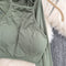 Solid Color Vest&Cardigan&Bustier 3Pcs