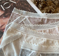Lace Cotton Crotch Low-waist Seamless Panties