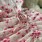 Ruffle Fishtail Chiffon Floral Dress