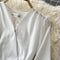 Elegant Patchwork Shirt&Trousers 2Pcs Set