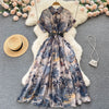 Elegant Printed Floral Dress