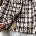 Vintage Turtleneck Sweater&Houndstooth Dress