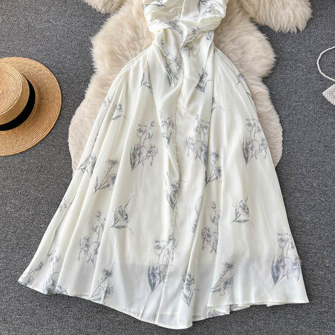Fairy Floral White Cami Dress