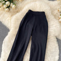 Korean Style Simple Design Flared Trousers