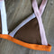 Multi-colored Patchwork High-waisted Bikini
