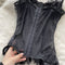 Sexy Lace Bodycon Black Camisole