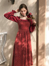 Red Retro Style Dress - IROCOCO