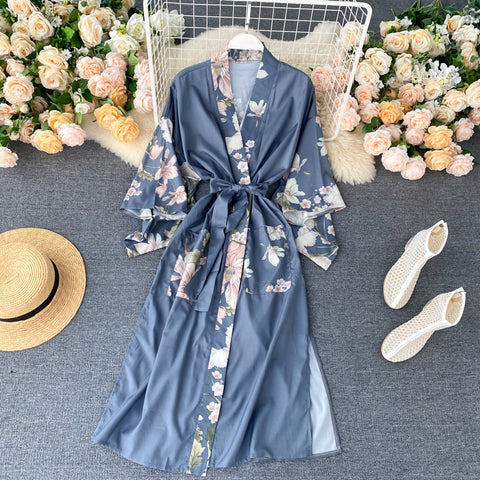 Silk Satin Pajamas And Beach Dress