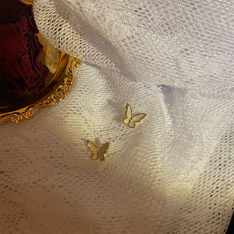 Vintage Butterfly Wings Stud Earrings