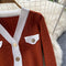 Knitted Cardigan&Slip Dress 2Pcs