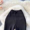Elegant Ruffled Micro-flared Trousers