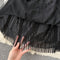 Fairy Lace Mesh A-line Black Dress