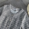 French Chanel Single-breasted Round Neck Short-sleeved Jacket