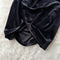 Off-shoulder Velvet Slim Black Dress