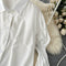 White Shirt Dress&Floral Camisole 2PCs