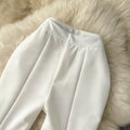 Irregular Design Patchwork Flared Trousers