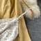 Loose Suit Jacket&Floral Slip Dress